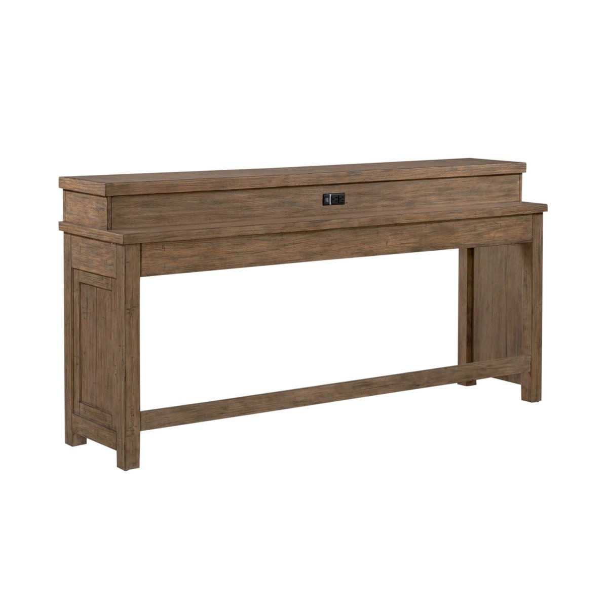 Pinebrook Ridge - Console Bar Table - Light Brown Console Tables by Liberty Furniture - Walls Furniture & Mattress
