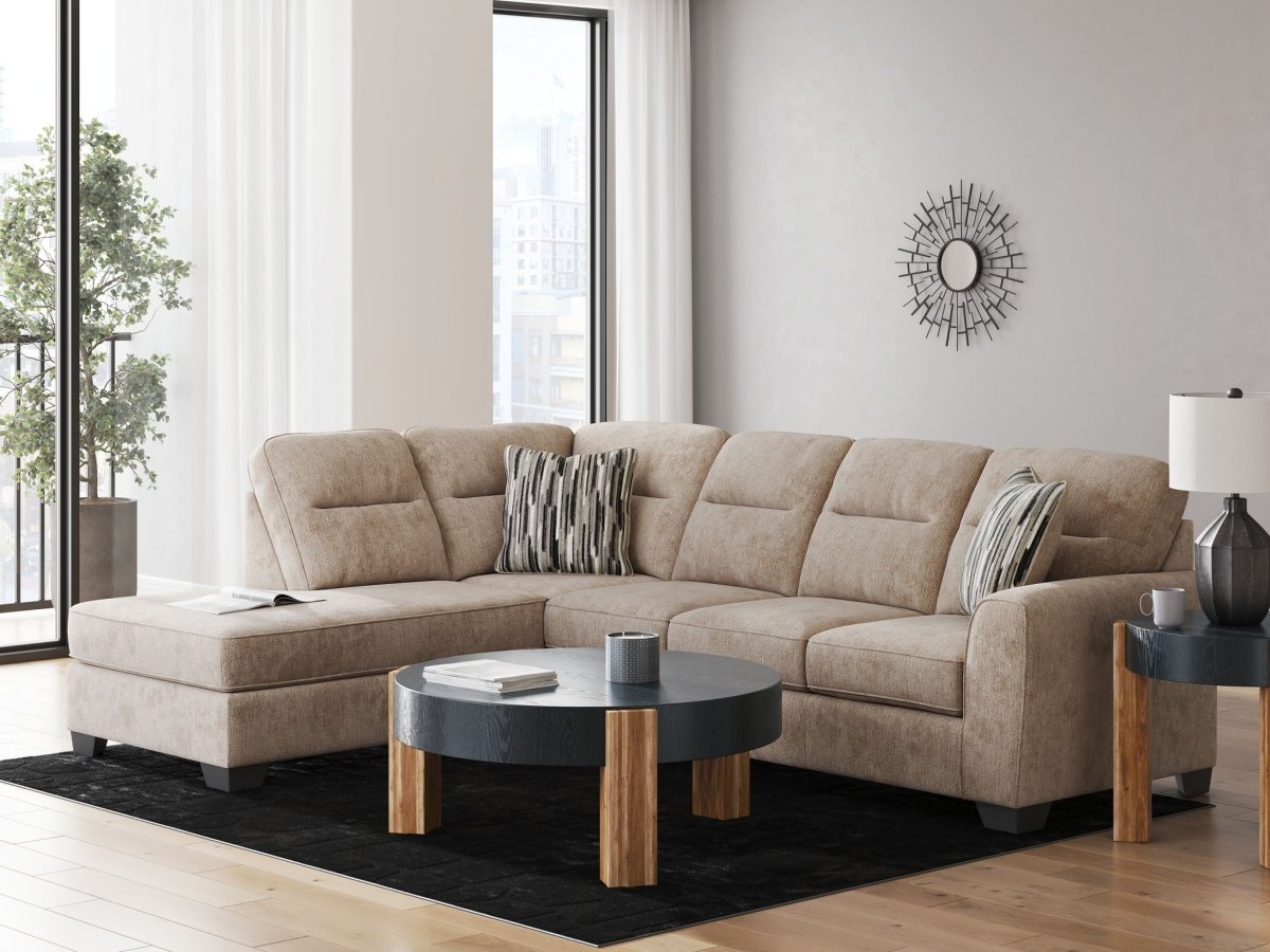 Olten - Sectional Stationary Sectionals by Benchcraft® - Walls Furniture & Mattress