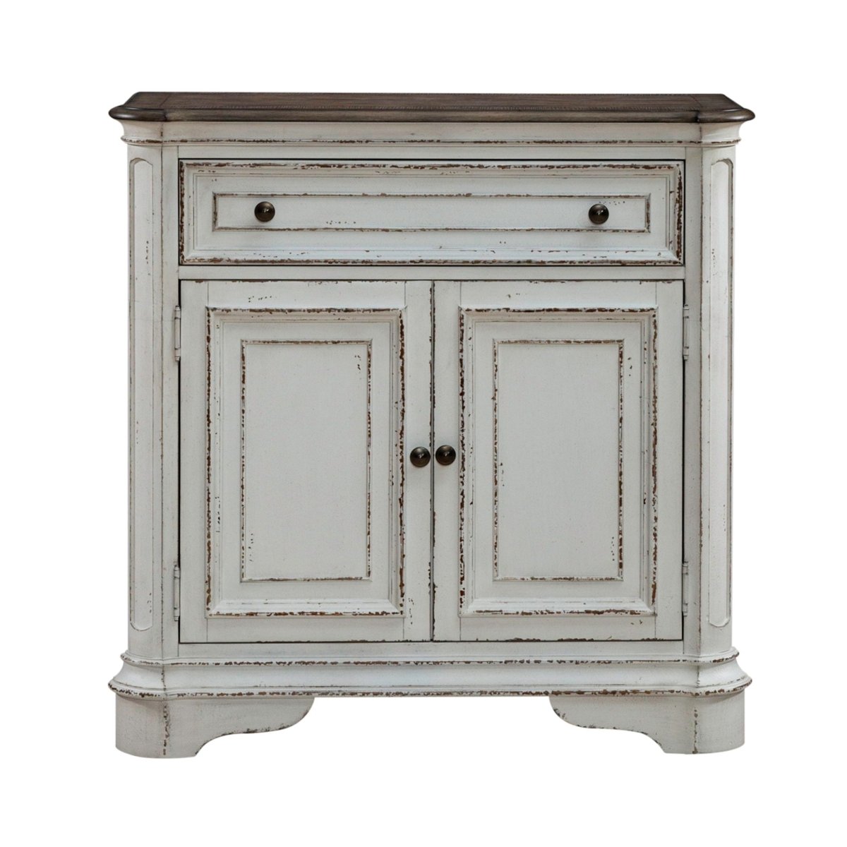 Magnolia Manor - Accent Cabinet - White Accent Cabinets by Liberty Furniture - Walls Furniture & Mattress