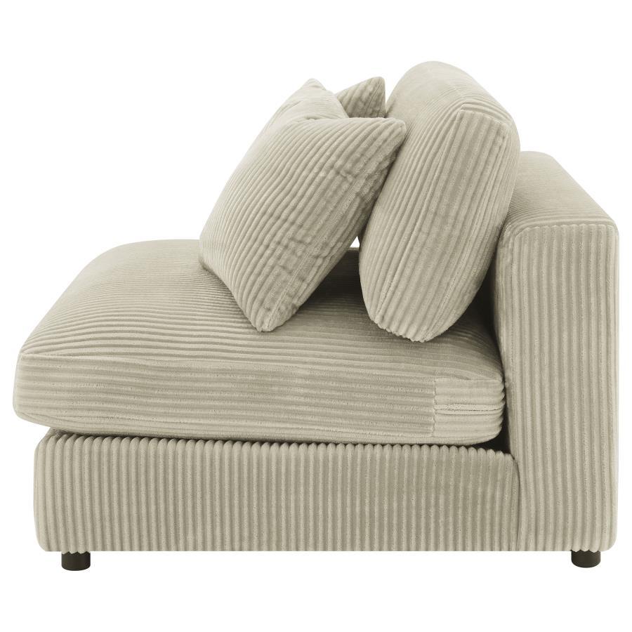 Blaine - Upholstered Armless Chair Armless Chairs by Coaster Fine Furniture - Walls Furniture & Mattress