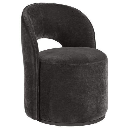 Harjo - Velvet Upholstered Swivel Accent Chair Swivel Chairs by Coaster Fine Furniture - Walls Furniture & Mattress
