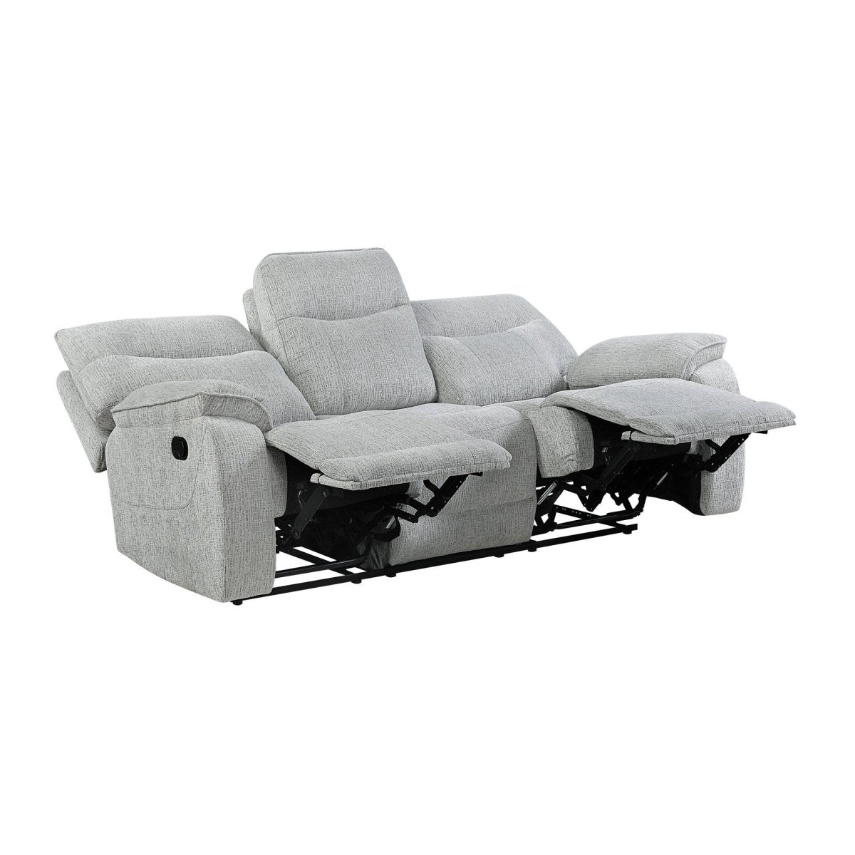 Chablis - Reclining Sofa - Mist Gray Reclining Sofas by New Classic - Walls Furniture & Mattress