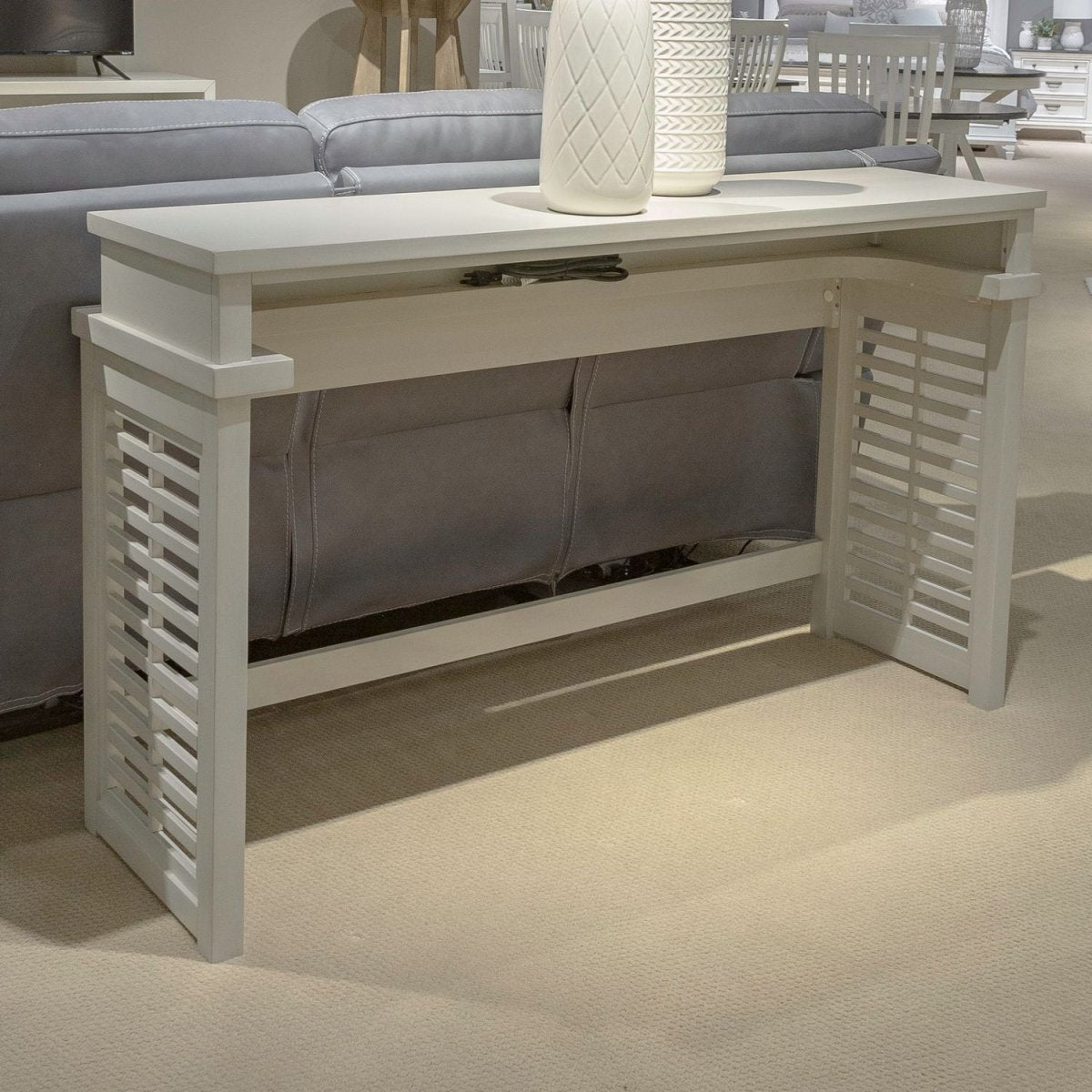 Berkley Square - Sofa Bar Console - Brown Console Tables by Liberty Furniture - Walls Furniture & Mattress