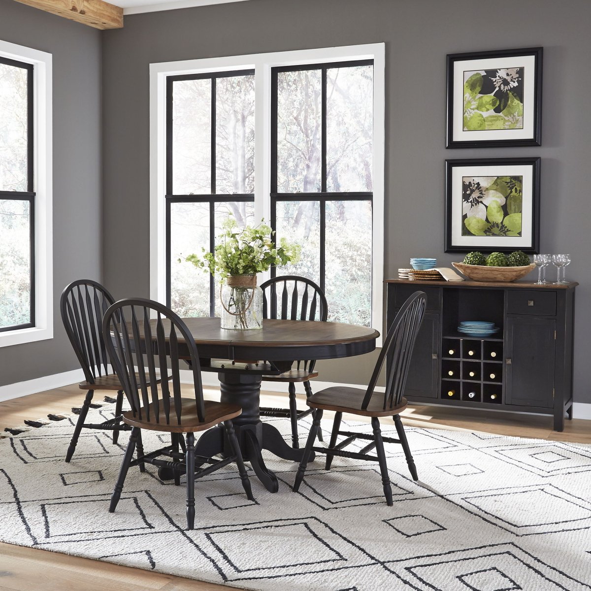 Carolina Crossing - Pedestal Table Set 3 Piece Dining Room Sets by Liberty Furniture - Walls Furniture & Mattress