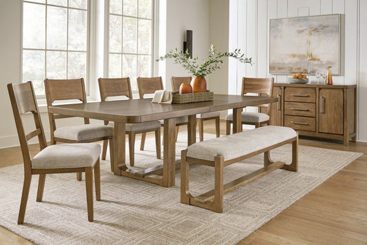 Cabalynn - Dining Room Set 6 Piece Dining Room Sets by Signature Design by Ashley® - Walls Furniture & Mattress