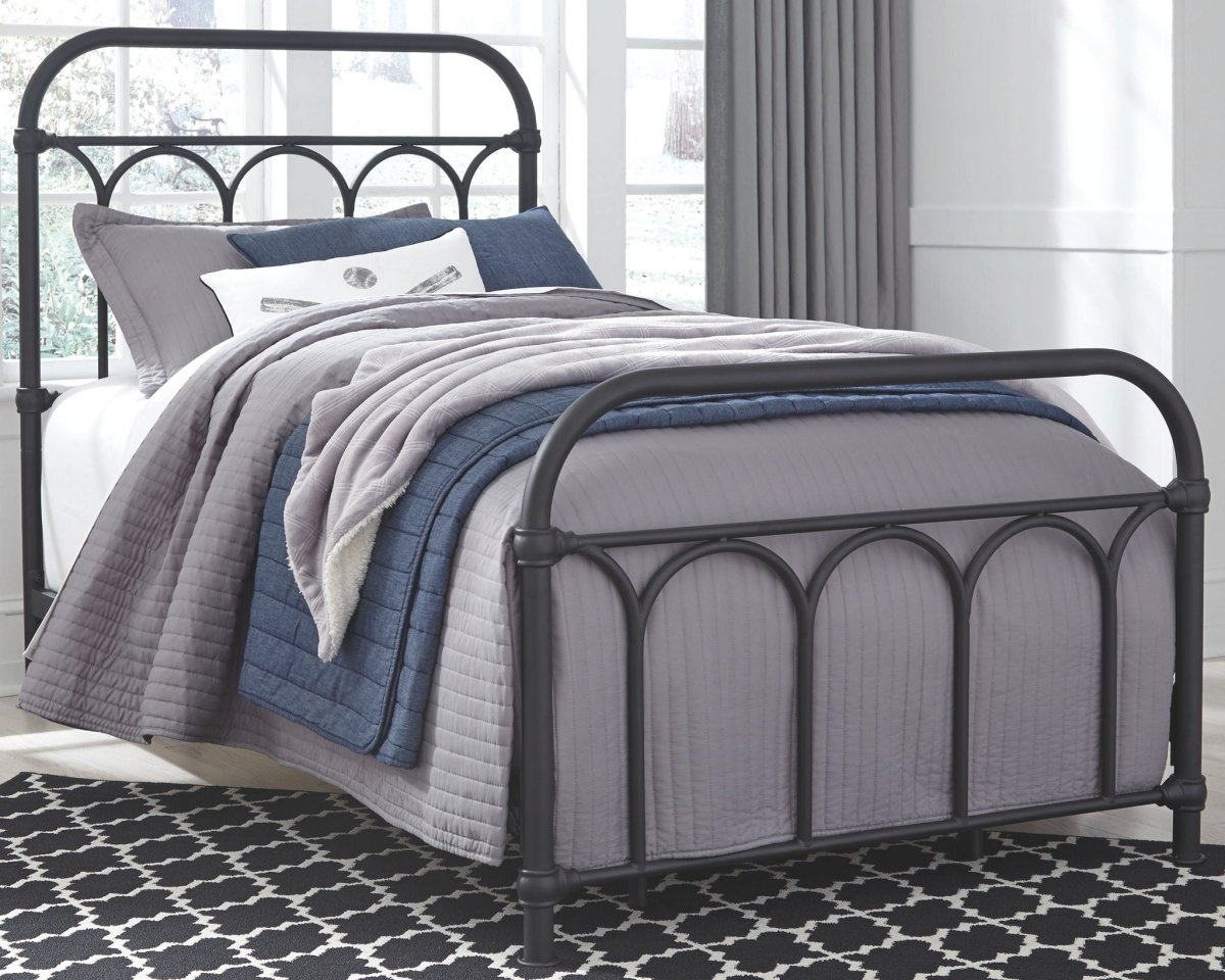 Nashburg - Arch Bed Panel Beds by Signature Design by Ashley® - Walls Furniture & Mattress