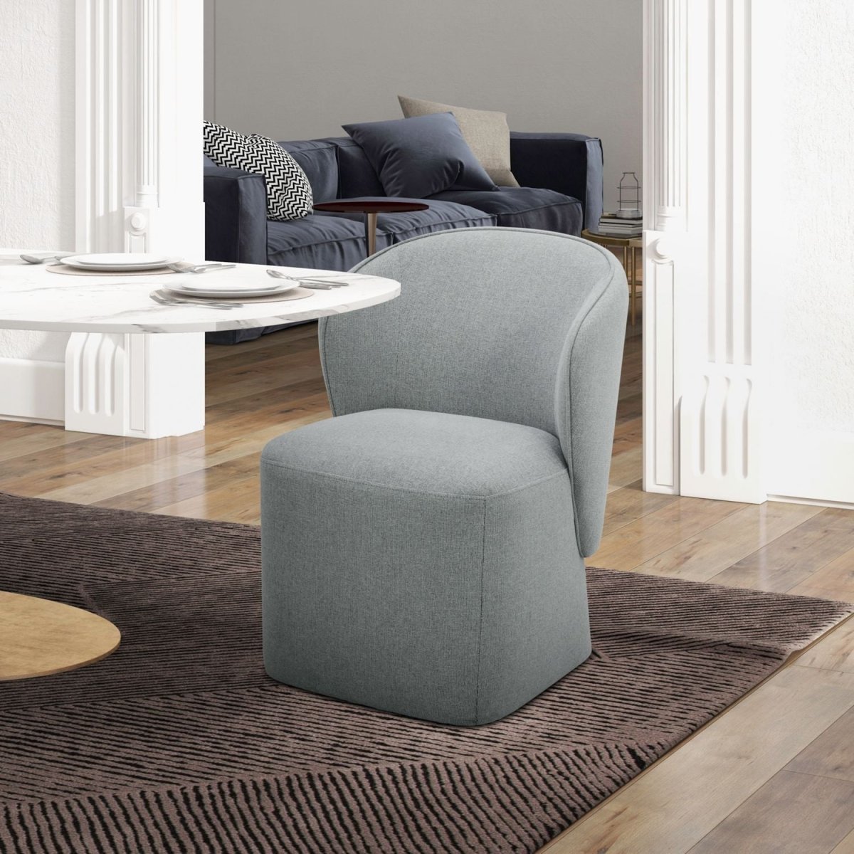Accent Dining - Dining Chair With Casters Side Chairs by Liberty Furniture - Walls Furniture & Mattress