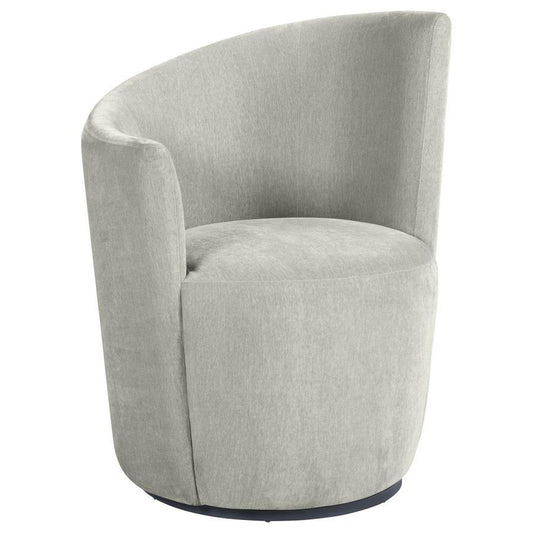 Nueva - Upholstered Swivel Chair Curved Backrest Swivel Chairs by Coaster Fine Furniture - Walls Furniture & Mattress