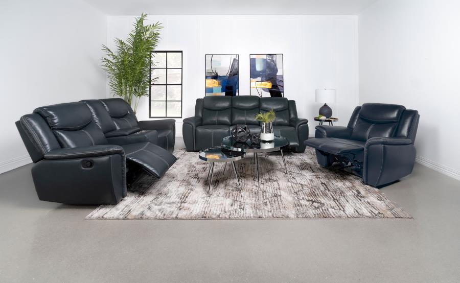 Sloane - Upholstered Reclining Sofa Set Reclining Sofas & Loveseats by Coaster Fine Furniture - Walls Furniture & Mattress