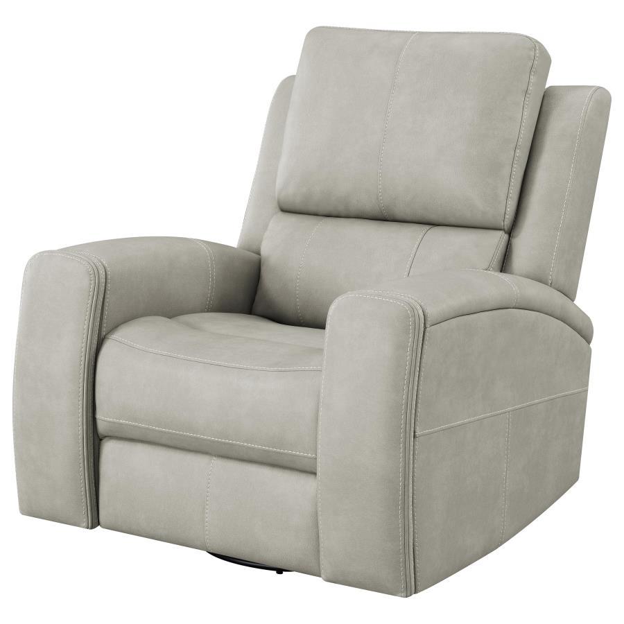 Brickston - Triple Power Swivel Glider Recliner Swivel Glider Chairs by Coaster Fine Furniture - Walls Furniture & Mattress