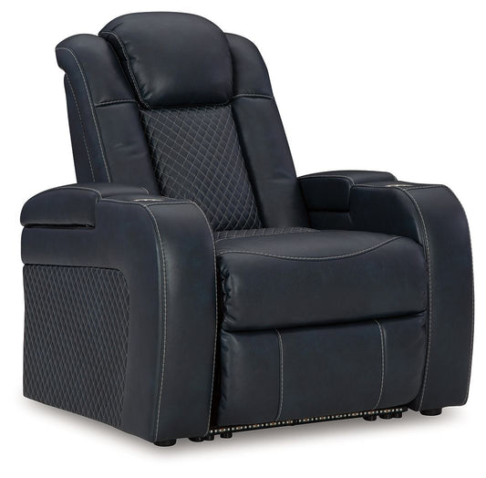 Fyne - dyme - Power Recliner/Adj Headrest Reclining Chairs by Signature Design by Ashley® - Walls Furniture & Mattress