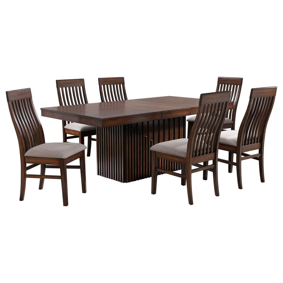 Briarwood - Extension Leaf Dining Table Set 5 Piece Dining Room Sets by Coaster Fine Furniture - Walls Furniture & Mattress