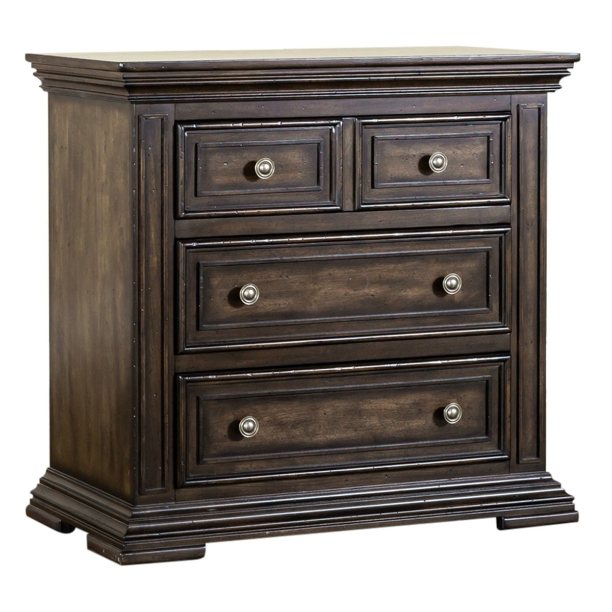 Big Valley - Bedside Chest With Charging Station Bedside Chests by Liberty Furniture - Walls Furniture & Mattress