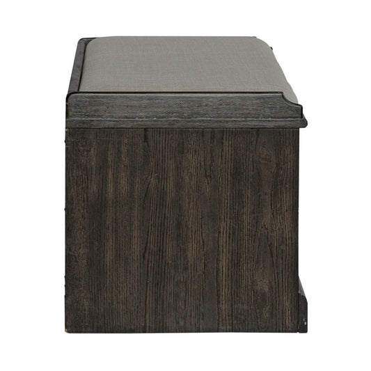 Mill Creek - Wall Bench - Dark Brown Storage Benches by Liberty Furniture - Walls Furniture & Mattress