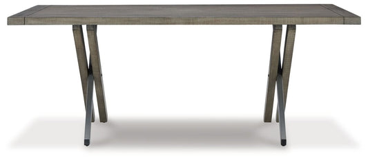 Krystanza - Rectangular Dining Room Table - Weathered Gray Dining Tables by Millennium® by Ashley - Walls Furniture & Mattress