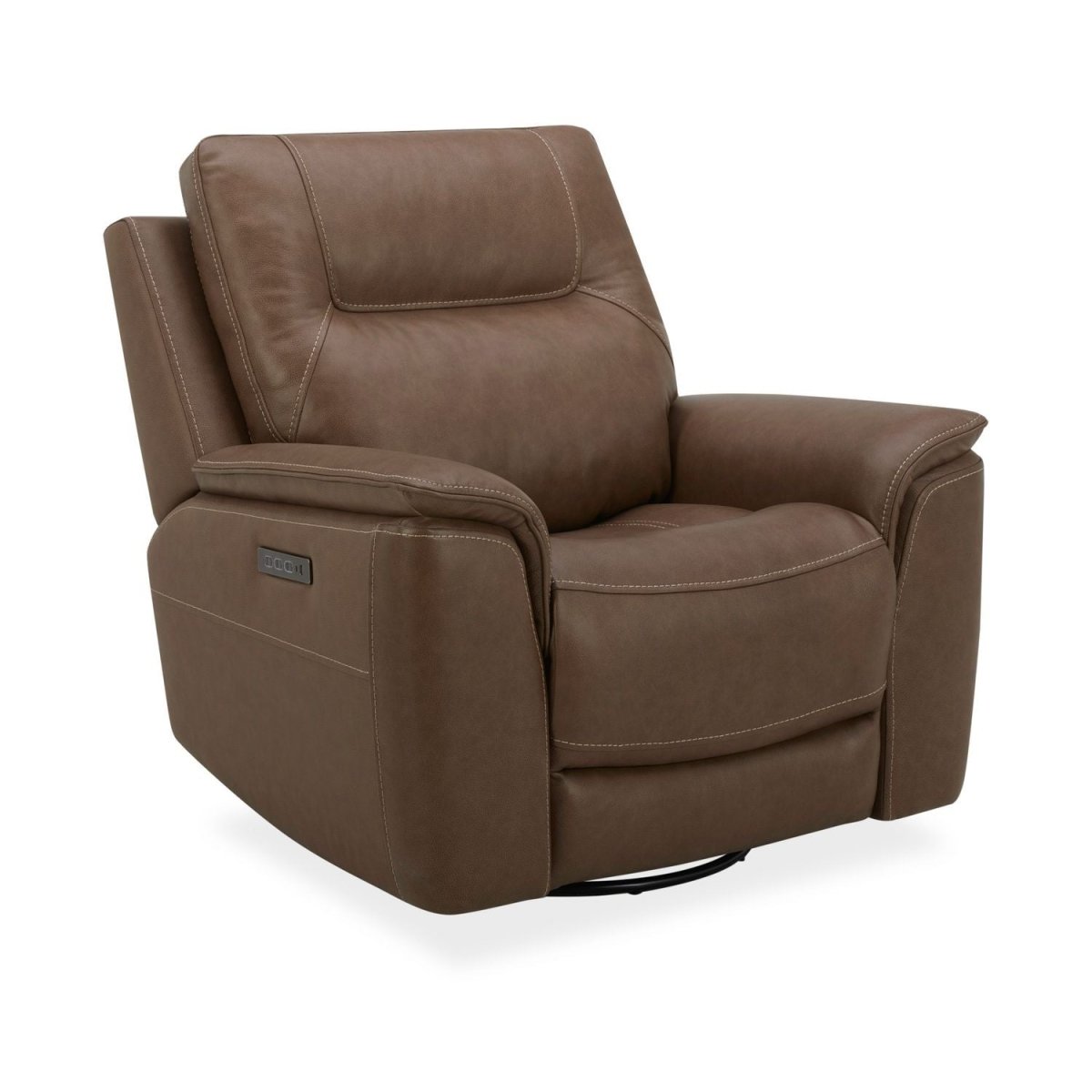 Collins - Swivel Glider Recliner P3 - Brown Swivel Glider Chairs by Liberty Furniture - Walls Furniture & Mattress