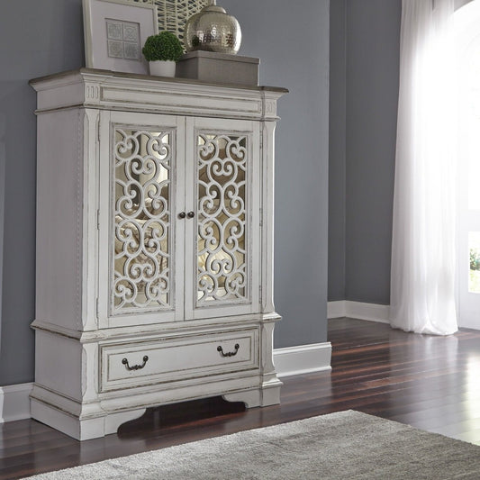 Abbey Park - Mirrored Door Chest - White Door Chests by Liberty Furniture - Walls Furniture & Mattress