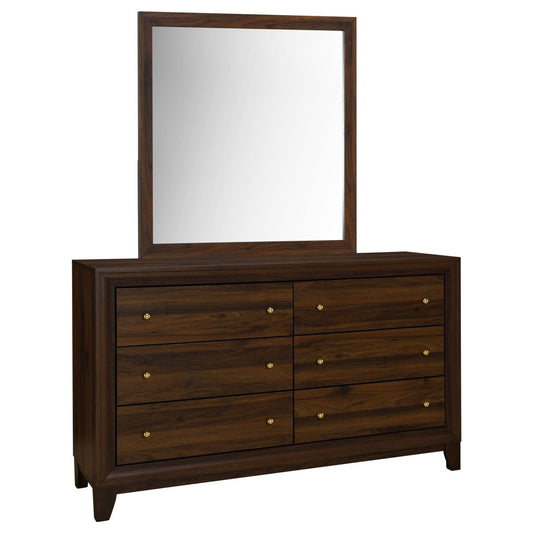 Welsley - 6 - Drawer Dresser Dressers by Coaster Fine Furniture - Walls Furniture & Mattress