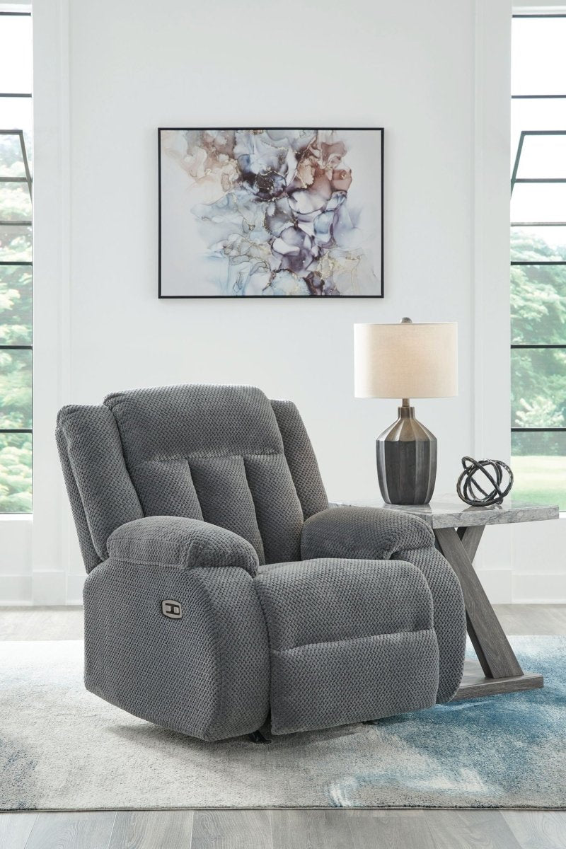 Observation - Power Rocker Recliner - Steel Rocker Chairs by Signature Design by Ashley® - Walls Furniture & Mattress