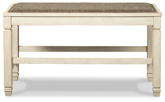 Bolanburg - DBL Counter UPH Bench - Beige Counter Benches by Signature Design by Ashley® - Walls Furniture & Mattress