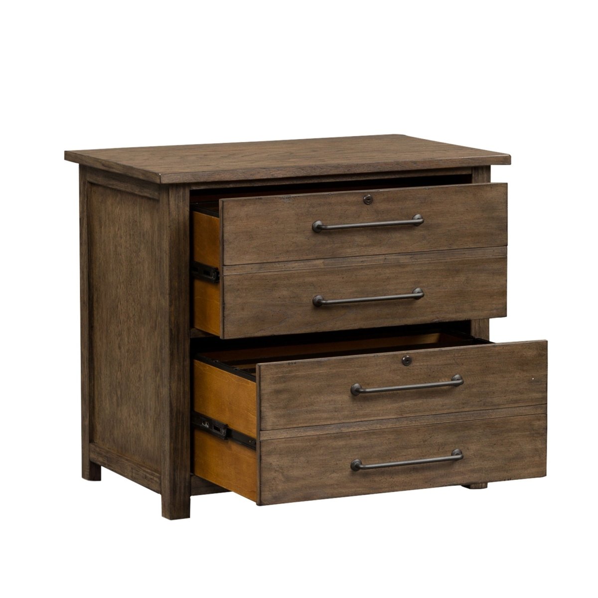 Sonoma Road - Lateral File - Light Brown Filing Cabinets by Liberty Furniture - Walls Furniture & Mattress