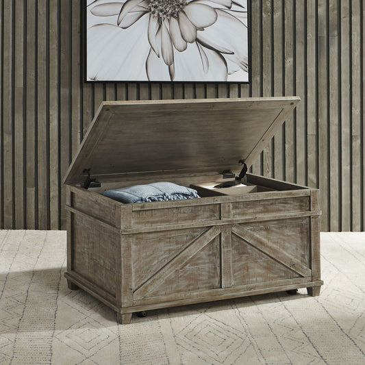 Parkland Falls - Storage Trunk - Light Brown Storage Trunks by Liberty Furniture - Walls Furniture & Mattress