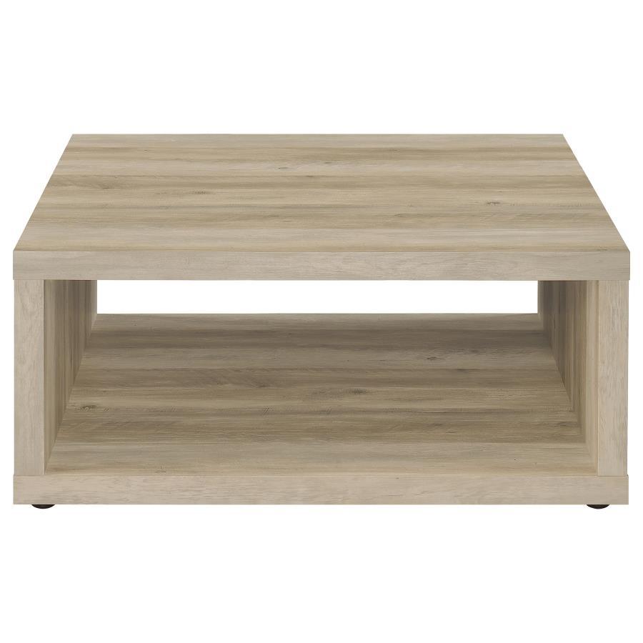 Frisco - Square Engineered Wood Coffee Table Coffee Tables by CoasterEveryday - Walls Furniture & Mattress