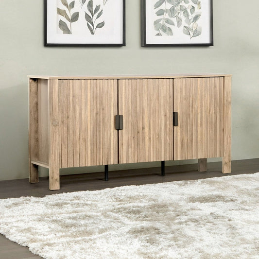 Thayer - 55" Sideboard/TV Console - Natural TV Stands by New Classic - Walls Furniture & Mattress