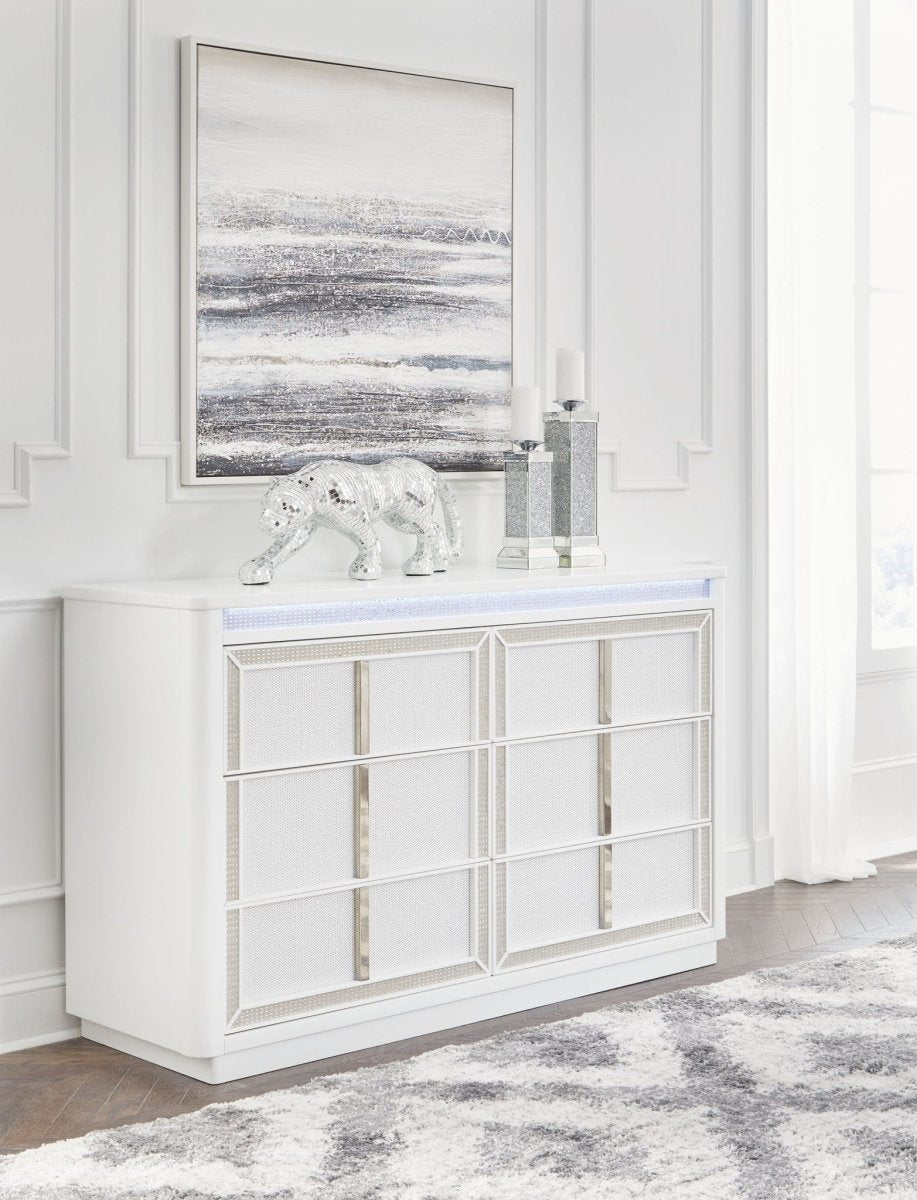 Chalanna - Dresser - White Dressers by Signature Design by Ashley® - Walls Furniture & Mattress