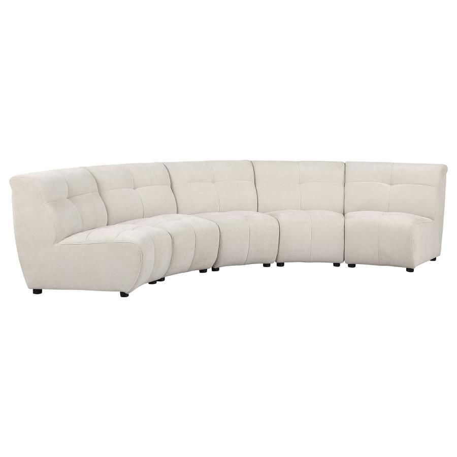Charlotte - Upholstered Modular Sectional Sofa Stationary Sectionals by Coaster Fine Furniture - Walls Furniture & Mattress