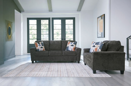 Erinslane - Living Room Set Stationary Chair & Ottoman by Benchcraft® - Walls Furniture & Mattress