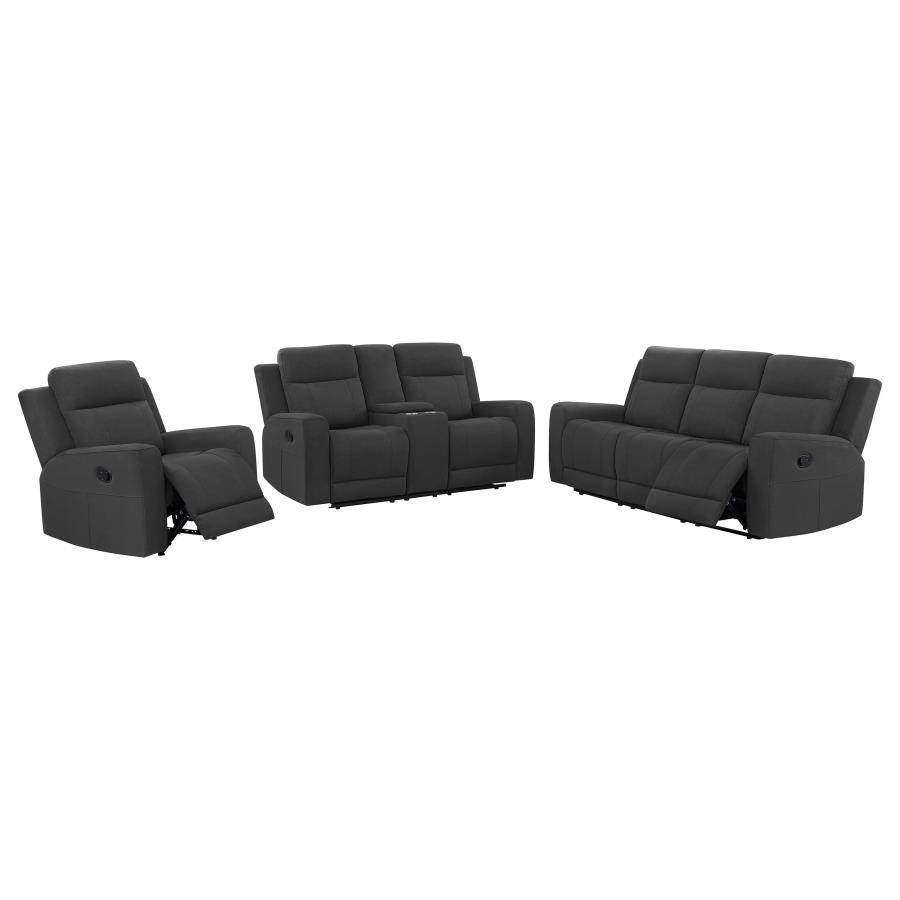 Brentwood - Upholstered Reclining Sofa Set Reclining Sofas & Loveseats by Coaster Fine Furniture - Walls Furniture & Mattress
