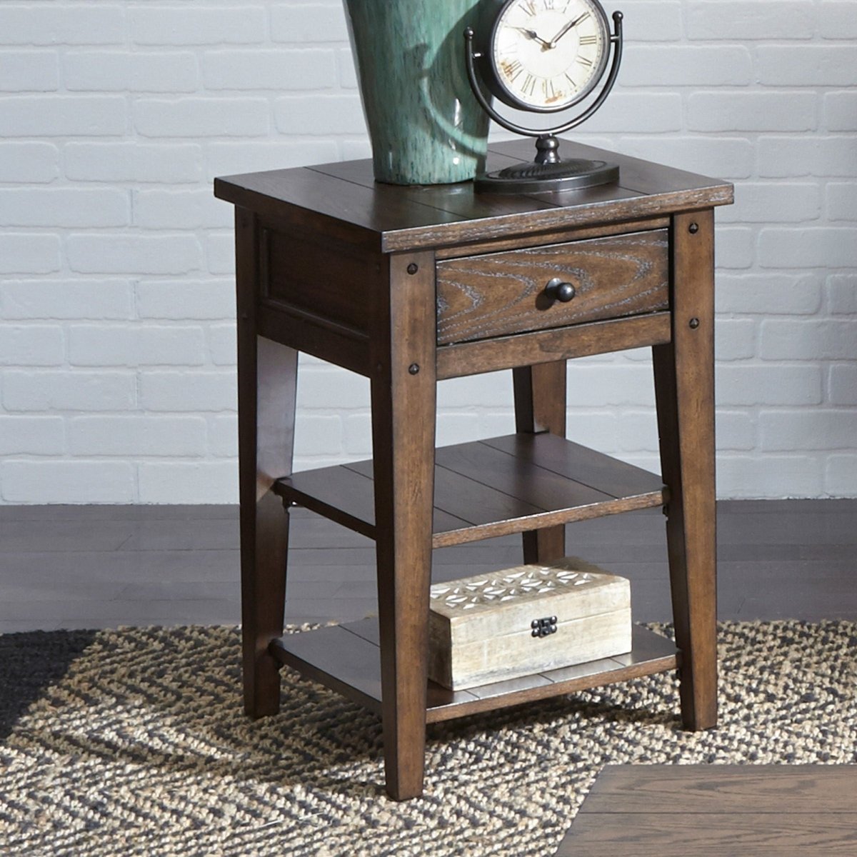 Lake House - Chair Side Table Chair Side Tables by Liberty Furniture - Walls Furniture & Mattress