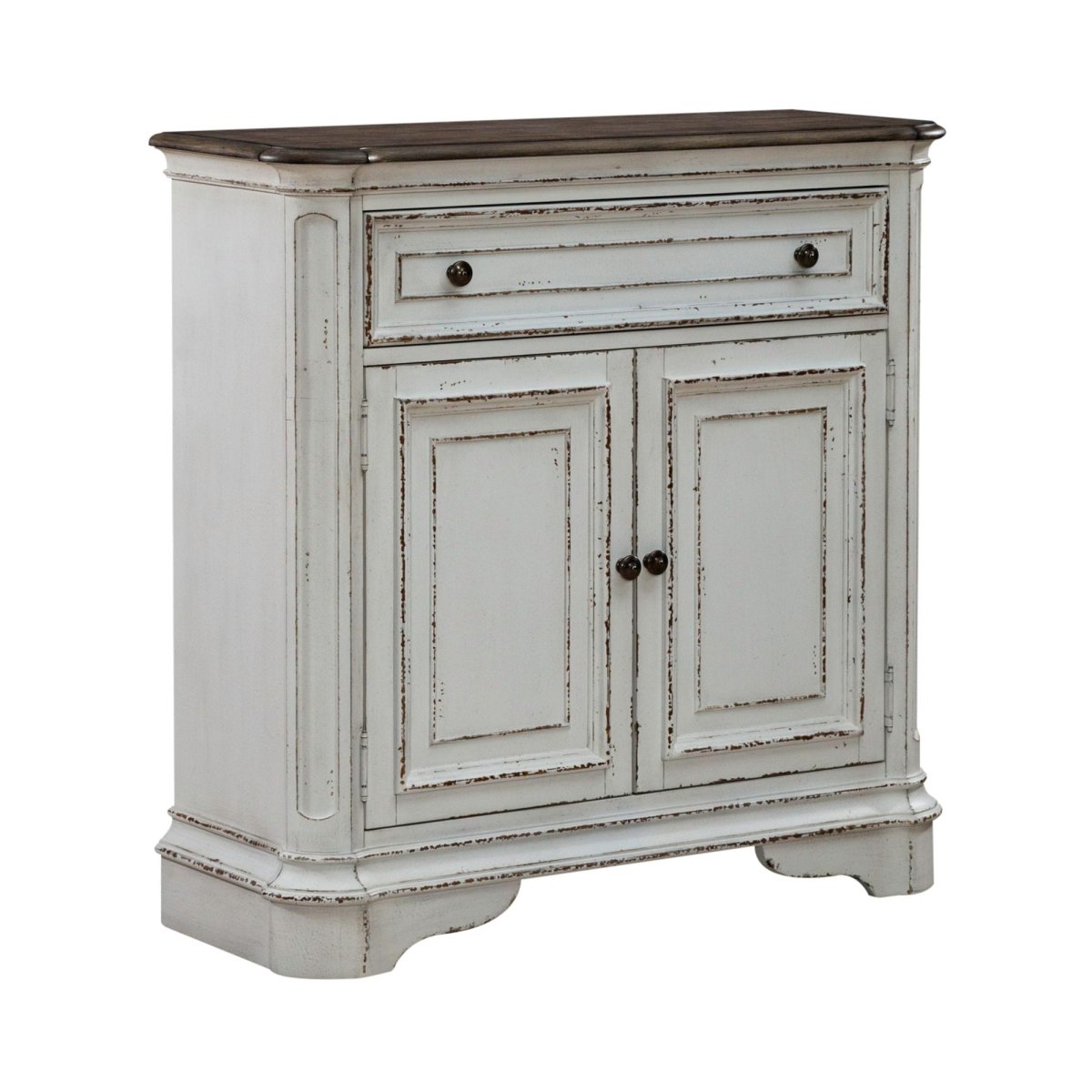 Magnolia Manor - Accent Cabinet - White Accent Cabinets by Liberty Furniture - Walls Furniture & Mattress