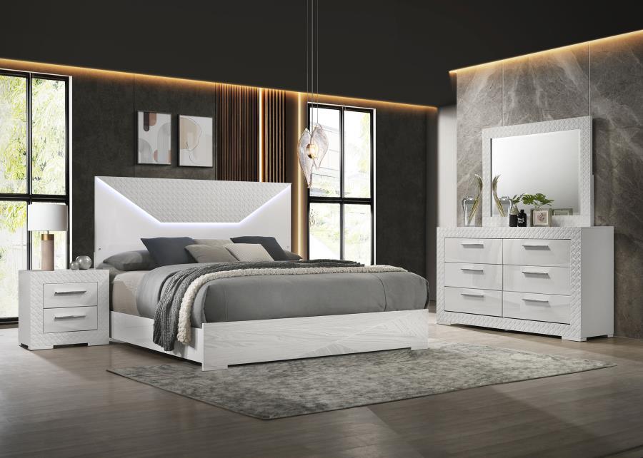Ives - Bedroom Set 4 Piece Bedroom Sets by Coaster Fine Furniture - Walls Furniture & Mattress