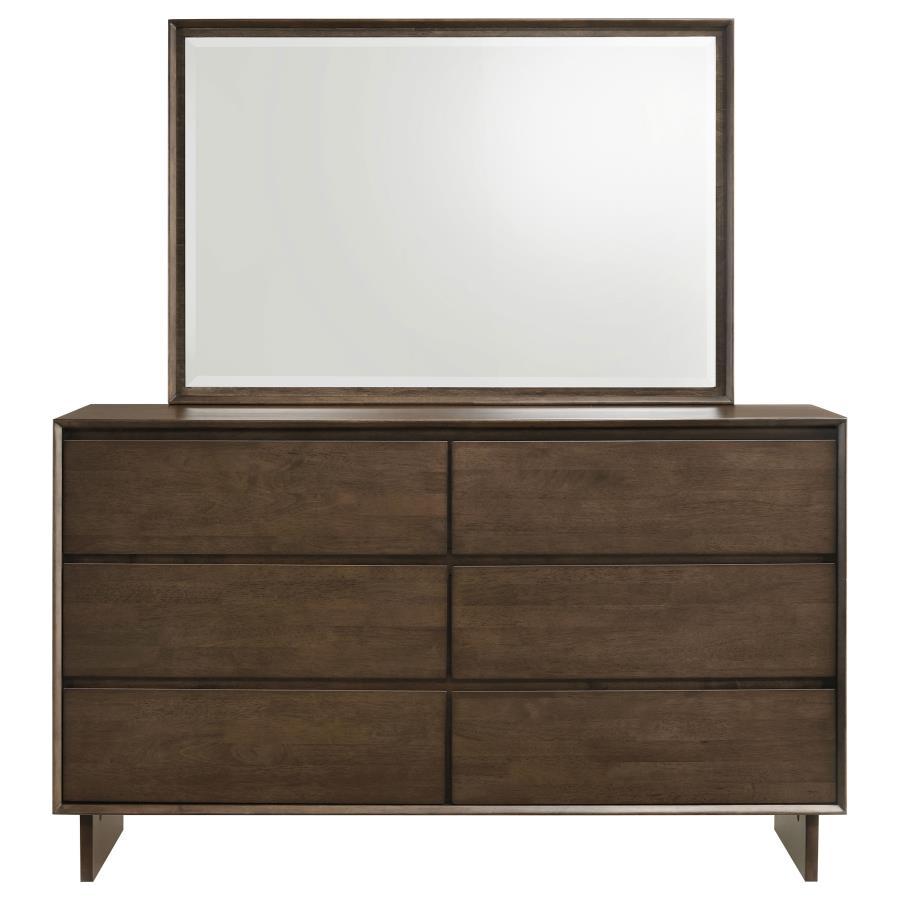 Glenwood - 6 - Drawer Dresser Cabinet Dressers by Coaster Fine Furniture - Walls Furniture & Mattress