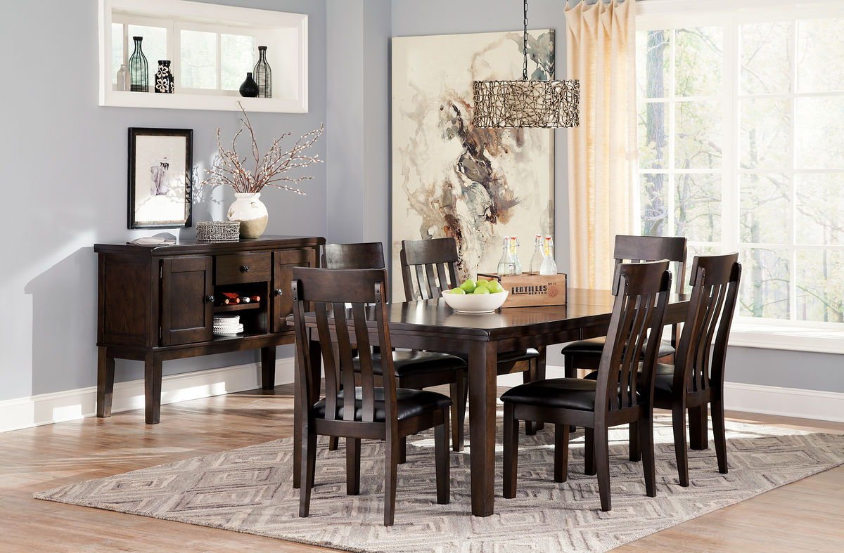 Haddigan - Dining Table With Side Chairs 5 Piece Dining Room Sets by Signature Design by Ashley® - Walls Furniture & Mattress