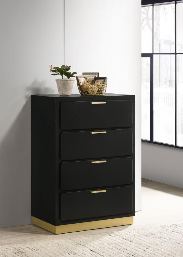Caraway - 4 - Drawer Bedroom Chest Accent Chests by Coaster Fine Furniture - Walls Furniture & Mattress