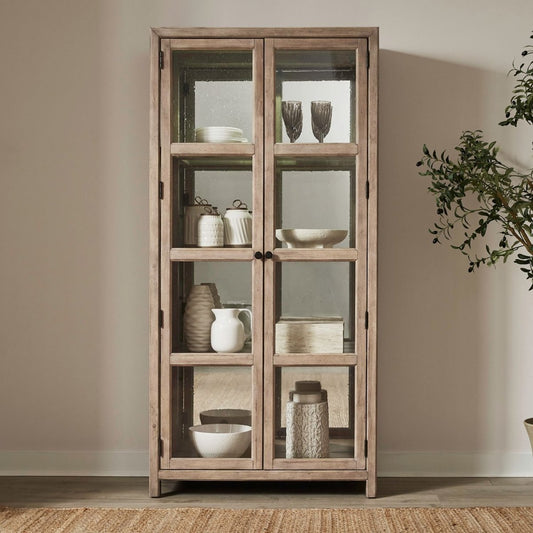 Proximity Place - Bunching Display Cabinet - Brown Display Cabinets by Liberty Furniture - Walls Furniture & Mattress