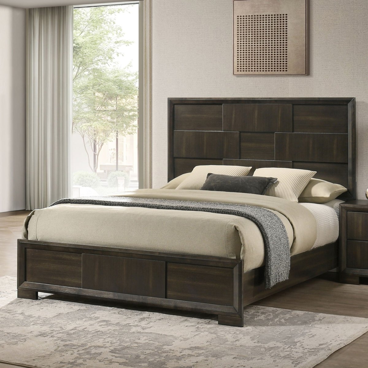 Langston - Bed Panel Beds by New Classic - Walls Furniture & Mattress