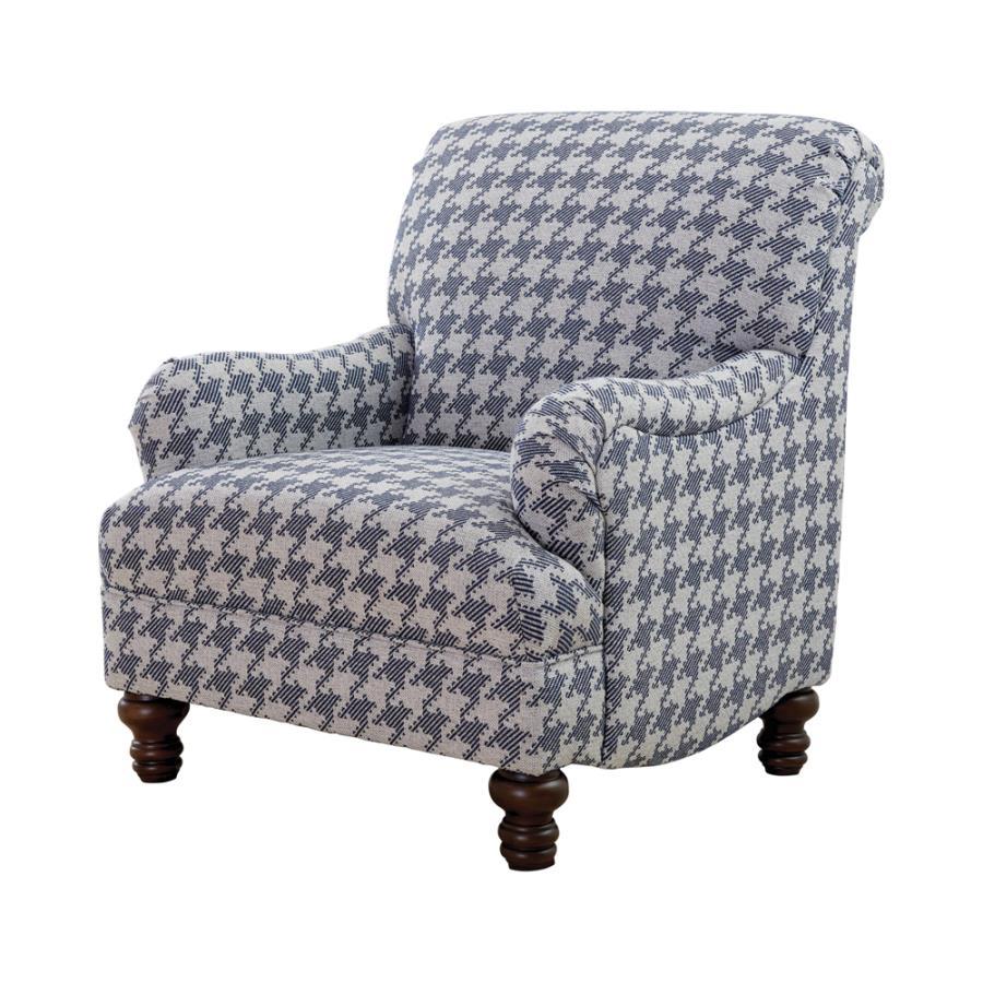 Glenn - Upholstered English Arm Accent Chair Arm Chairs by CoasterElevations - Walls Furniture & Mattress