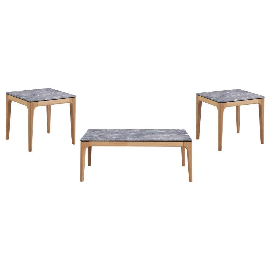 Polaris - Smarttop Coffee And End Table Set Table Sets by Coaster Fine Furniture - Walls Furniture & Mattress