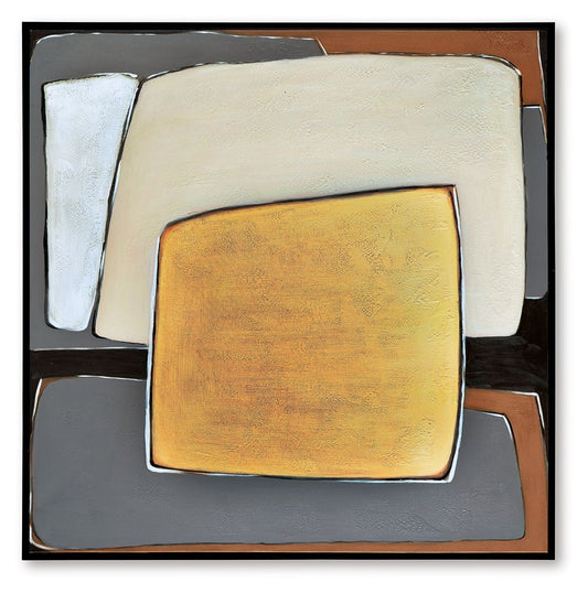Actman - Wall Art - Cream / Brown / Gray Canvas Art by Signature Design by Ashley® - Walls Furniture & Mattress