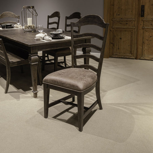 Paradise Valley - Upholstered Ladder Back Chair (RTA) Arm Chairs by Liberty Furniture - Walls Furniture & Mattress