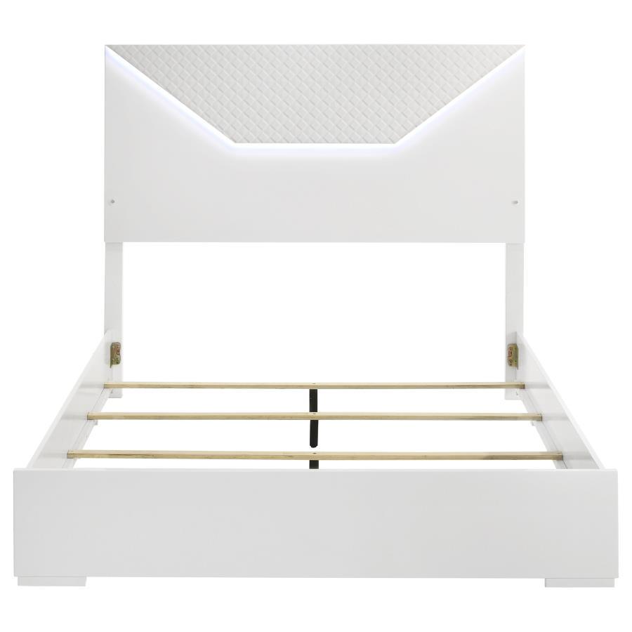 Ives - Panel Bed LED Headboard Panel Beds by Coaster Fine Furniture - Walls Furniture & Mattress