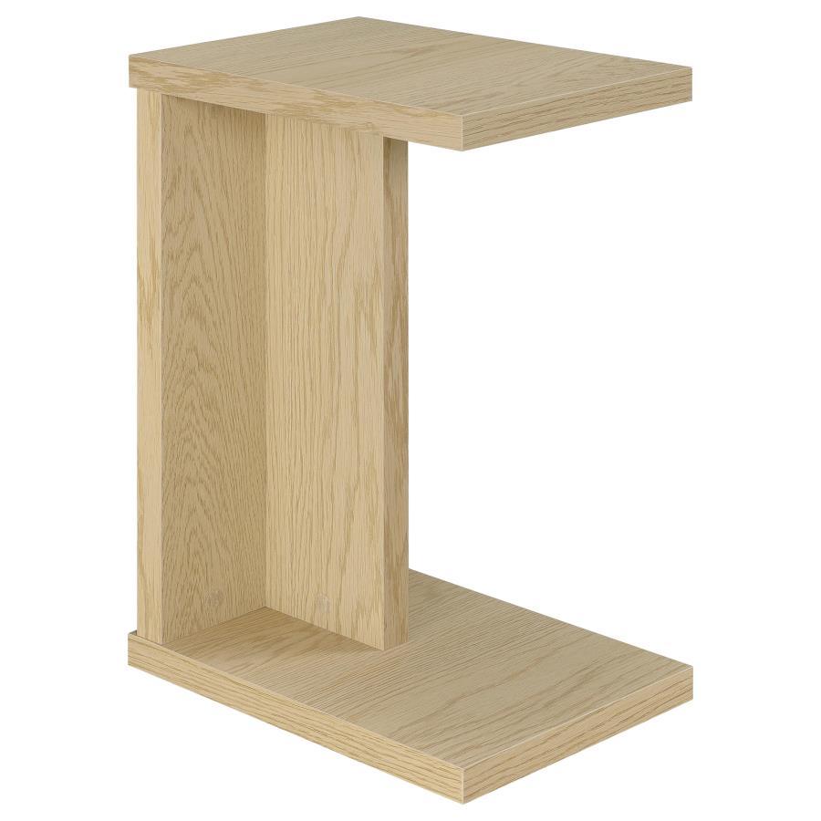 Clower - Engineered Wood C - Shaped Sofa Side Table Side Tables by Coaster Fine Furniture - Walls Furniture & Mattress