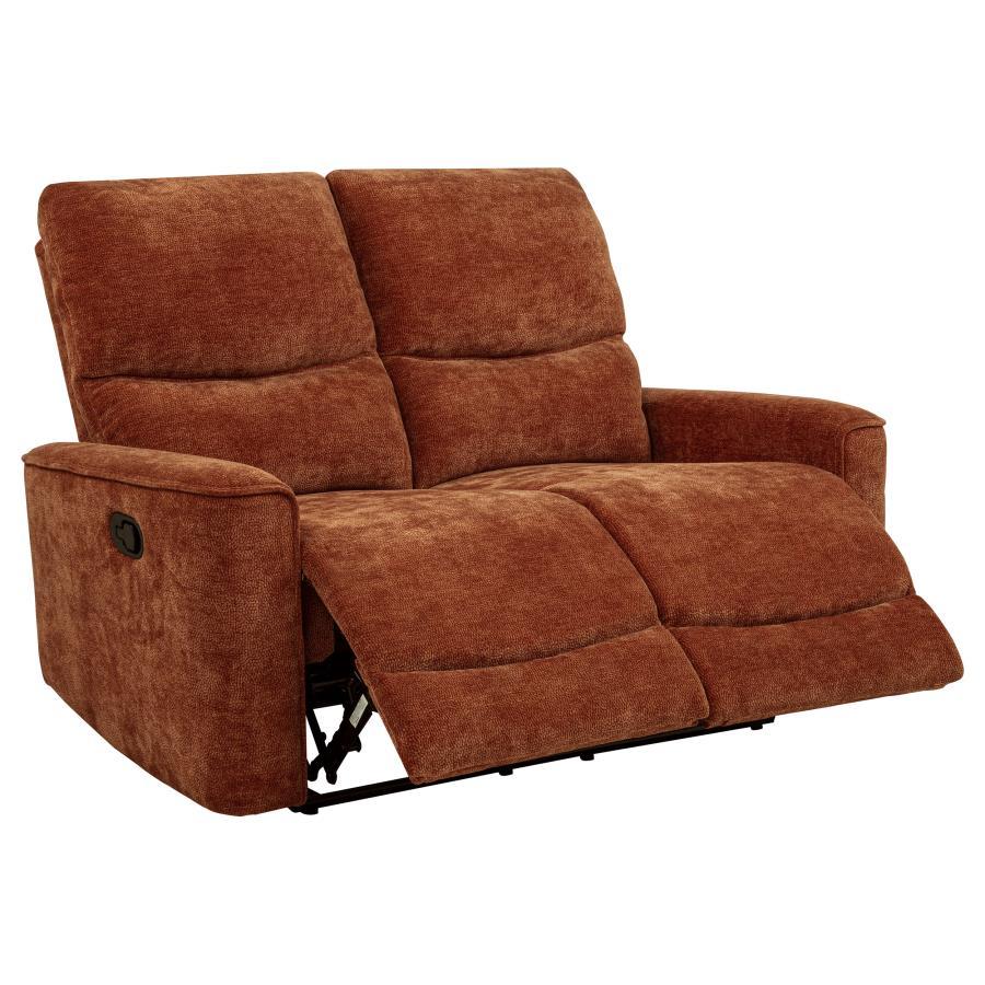 Navarro - Chenille Upholstered Reclining Loveseat Reclining Loveseats by Coaster Fine Furniture - Walls Furniture & Mattress