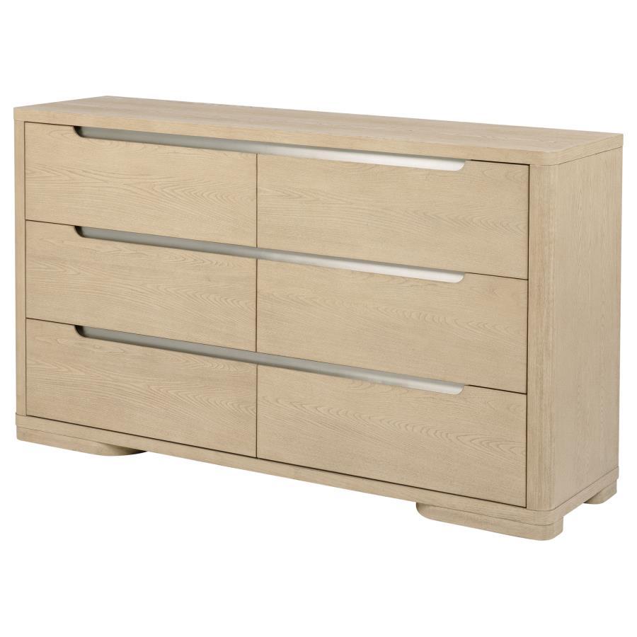 Ladera - 6 - Drawer Bedroom Dresser Dressers by Coaster Fine Furniture - Walls Furniture & Mattress