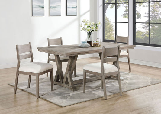 Cornelia - Rectangular Dining Table Set 5 Piece Dining Room Sets by CoasterEveryday - Walls Furniture & Mattress