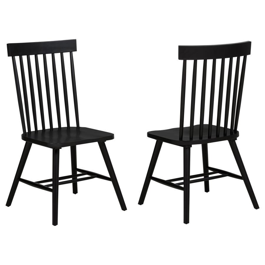 Andrews - Windsor Spindle Back Dining Side Chair (Set of 2) Chair Sets by Coaster Fine Furniture - Walls Furniture & Mattress